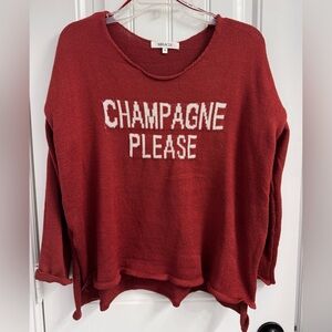 Miracle Rust Sweater - Champagne Please